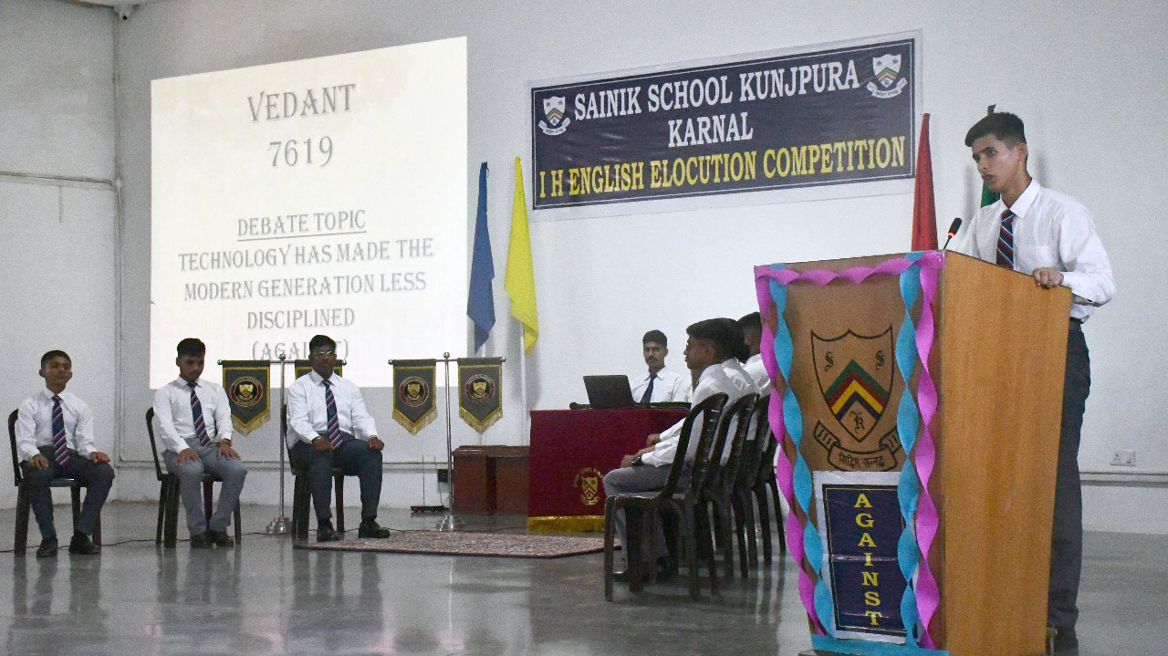 Inter-House English Elocution Competition