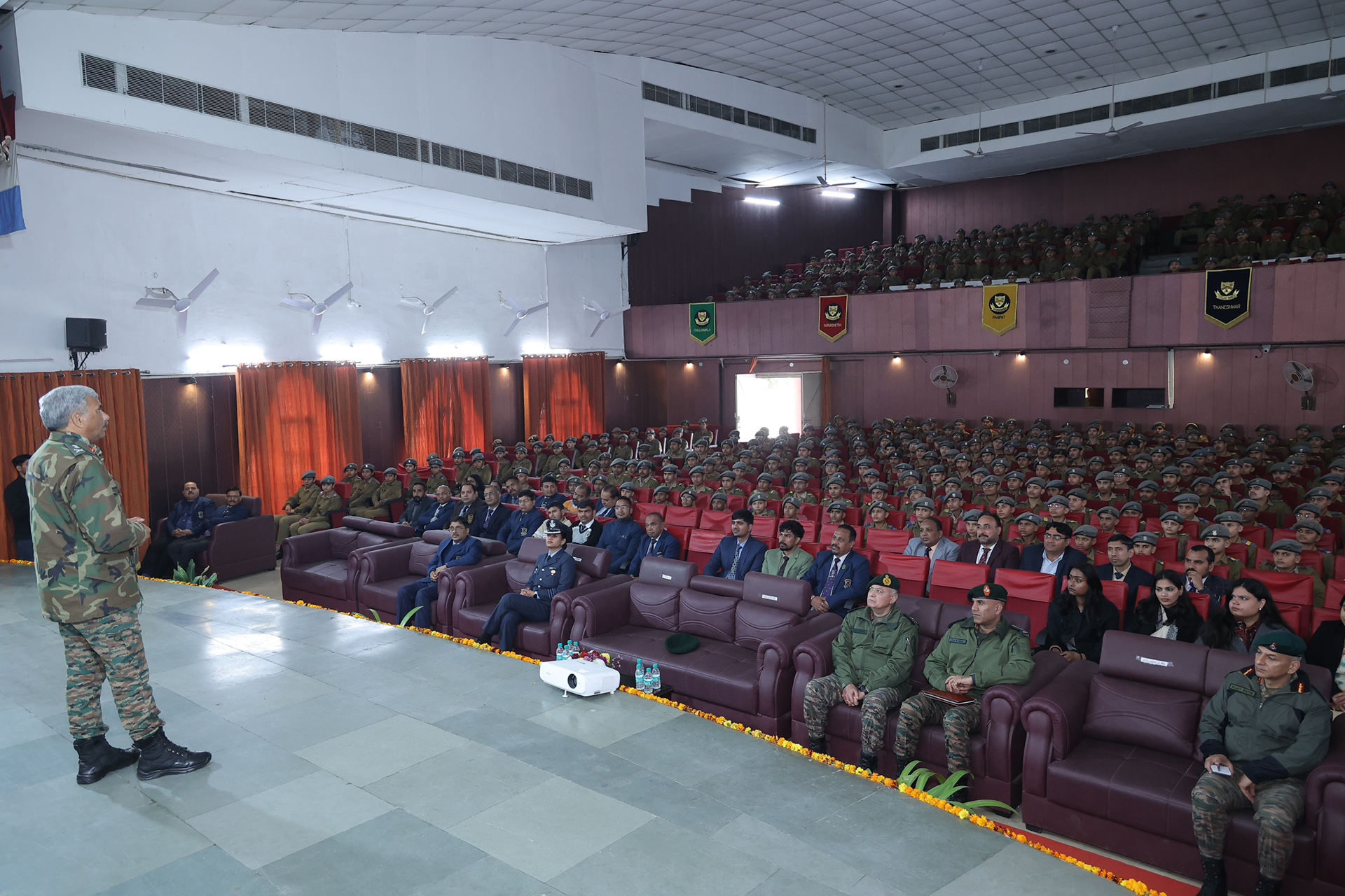 Lt Gen Manoj Kumar Katiyar’s School Visit