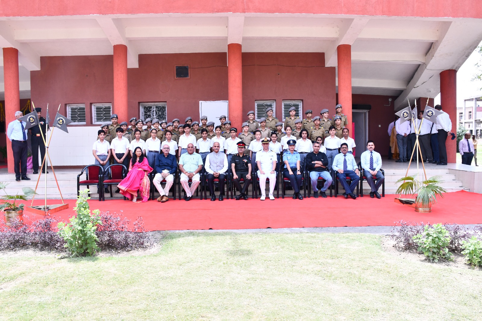 Inauguration of Computer Lab and Academic Excellence Award distribution by Lt Gen JS Nain PVSM, AVSM, SM (Retd)