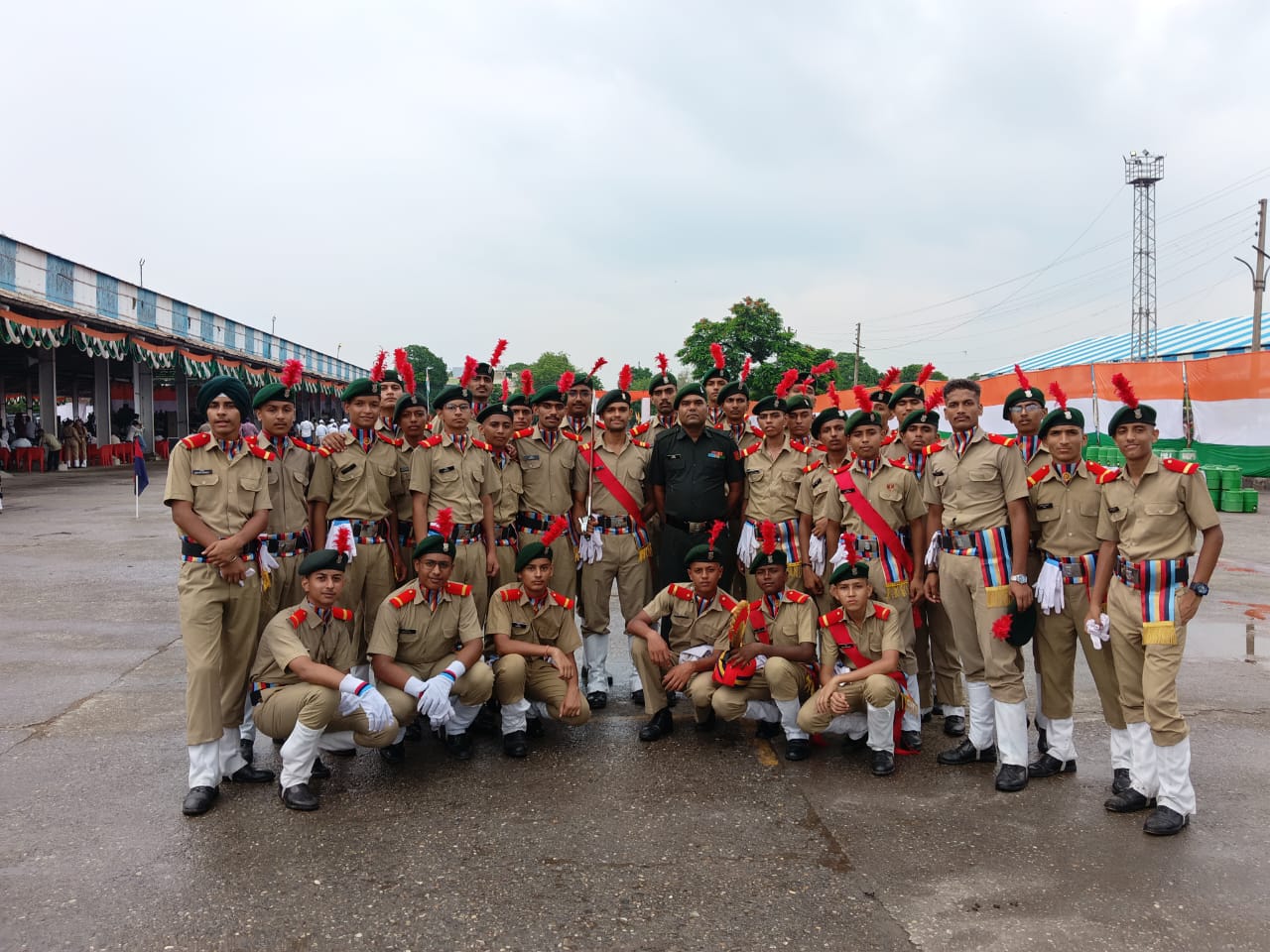 Kunjpura Cadets at the District Independence Day Parade