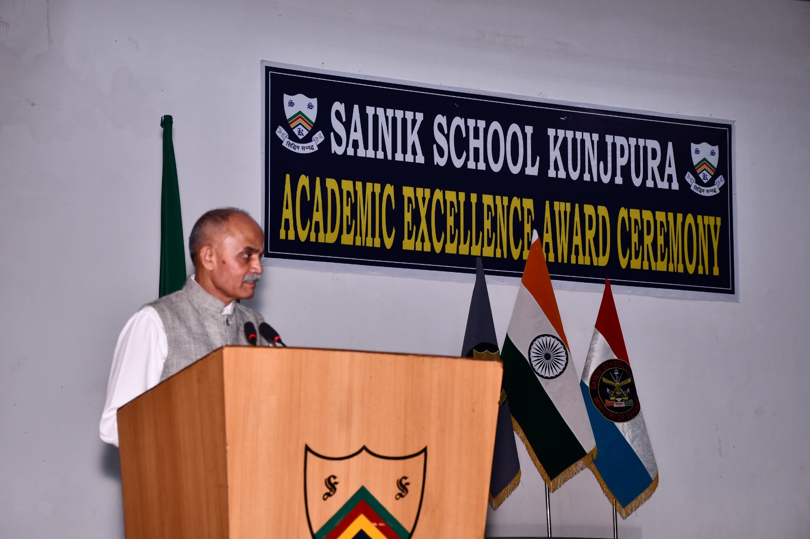 Inauguration of Computer Lab and Academic Excellence Award distribution by Lt Gen JS Nain PVSM, AVSM, SM (Retd)