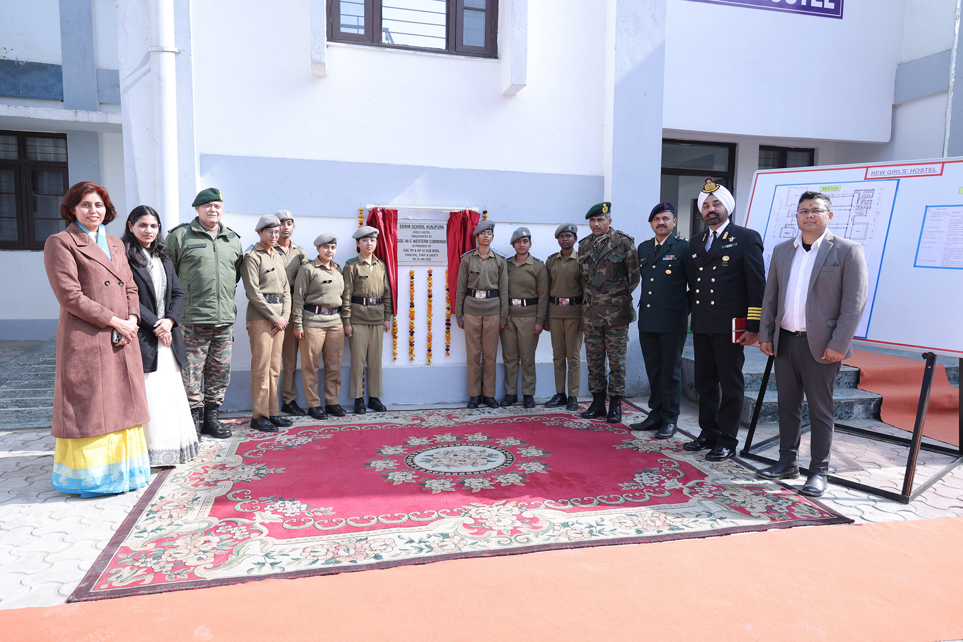 Lt Gen Manoj Kumar Katiyar’s School Visit