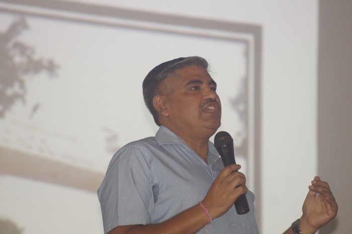 Guest Lecture By Eminent Old Kunjean Gp Capt Manoj Kumar Vats(IAF)