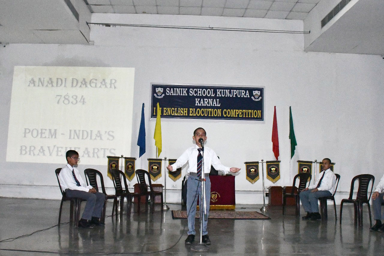 Inter-House English Elocution Competition